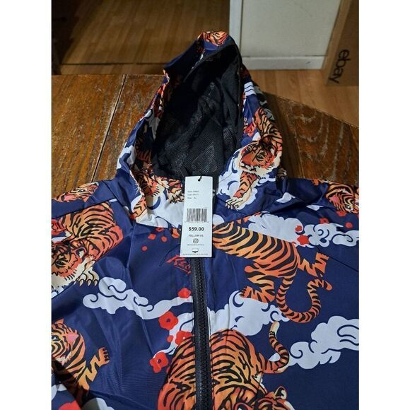 New XL Reason Brand Anorak Hooded Pullover Jacket Wimdbreaker - Picture 5 of 5
